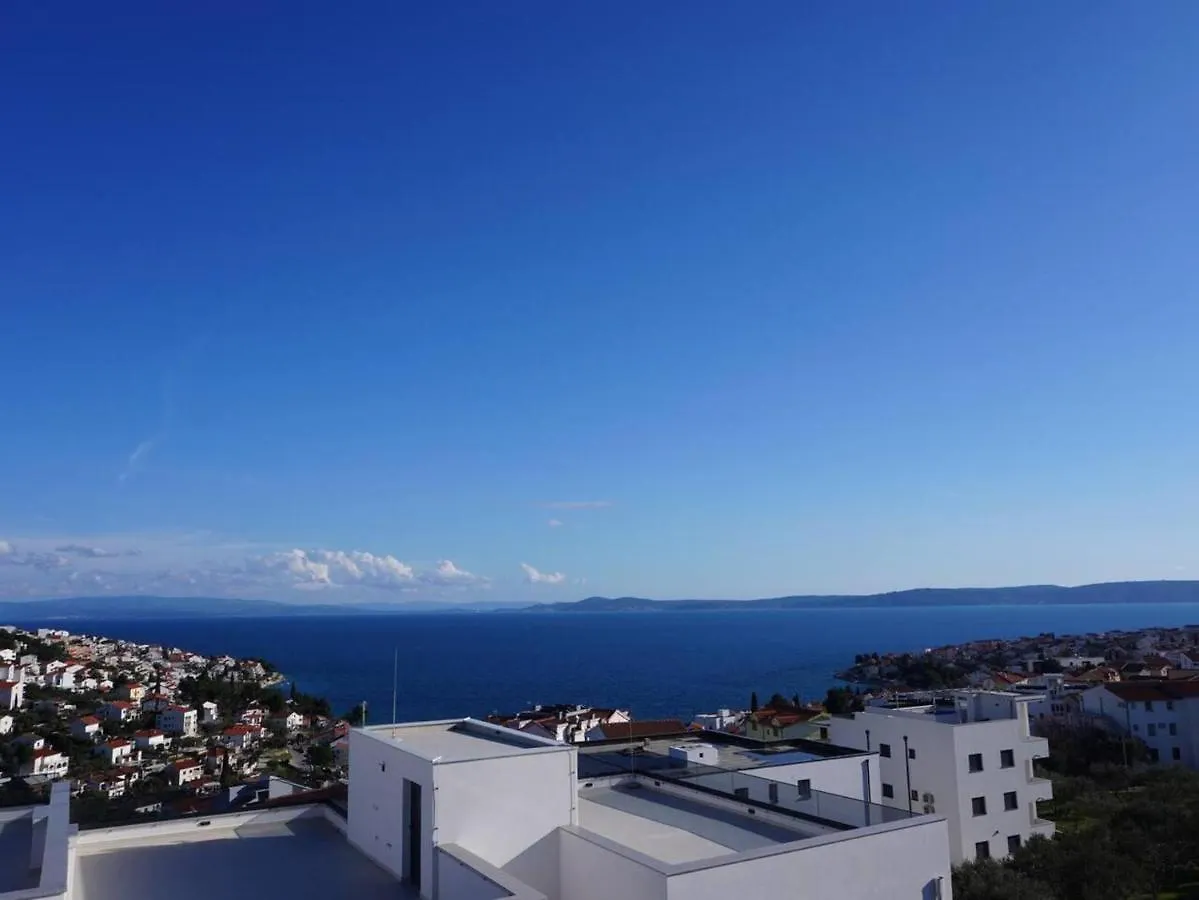 Cozy Loft Studio With Rooftop Seaview & Pool Okrug Gornji 0*,  Croatia